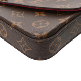 LOUIS VUITTON ルイヴィトン モノグラム ポシェットフェリシー ブラウン M81896 レディース モノグラムキャンバス ショルダーバッグ Aランク 中古 銀蔵