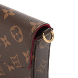 LOUIS VUITTON ルイヴィトン モノグラム ポシェットフェリシー ブラウン M81896 レディース モノグラムキャンバス ショルダーバッグ Aランク 中古 銀蔵