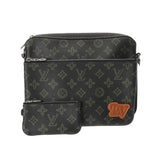 LOUIS VUITTON ルイヴィトン モノグラム LVフォールコレクション トリオメッセンジャー グリーン M46340 メンズ モノグラムキャンバス ショルダーバッグ Aランク 中古 銀蔵