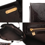 LOUIS VUITTON ルイヴィトン モノグラムヴェルニ ウィルシャー PM アマラント M93641 レディース ヴェルニ ハンドバッグ ABランク 中古 銀蔵