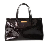 LOUIS VUITTON ルイヴィトン モノグラムヴェルニ ウィルシャー PM アマラント M93641 レディース ヴェルニ ハンドバッグ ABランク 中古 銀蔵