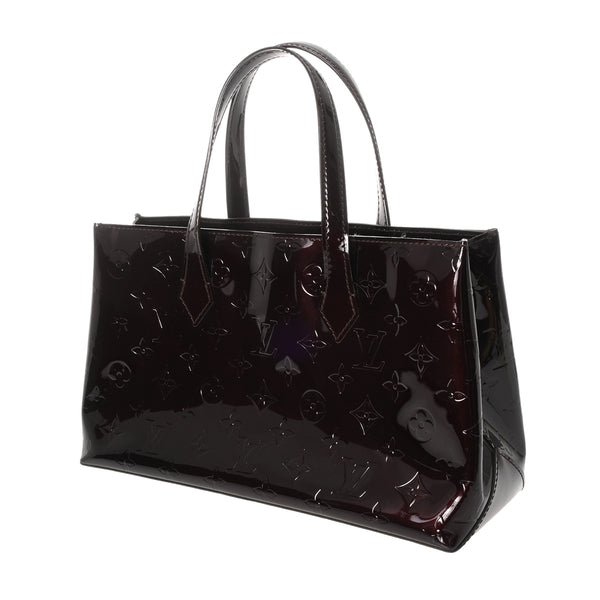 LOUIS VUITTON ルイヴィトン モノグラムヴェルニ ウィルシャー PM アマラント M93641 レディース ヴェルニ ハンドバッグ ABランク 中古 銀蔵