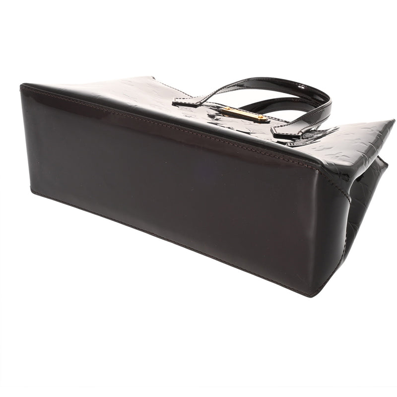 LOUIS VUITTON ルイヴィトン モノグラムヴェルニ ウィルシャー PM アマラント M93641 レディース ヴェルニ ハンドバッグ ABランク 中古 銀蔵