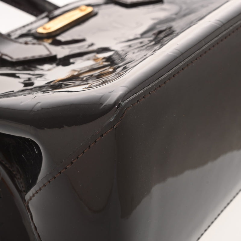 LOUIS VUITTON ルイヴィトン モノグラムヴェルニ ウィルシャー PM アマラント M93641 レディース ヴェルニ ハンドバッグ ABランク 中古 銀蔵