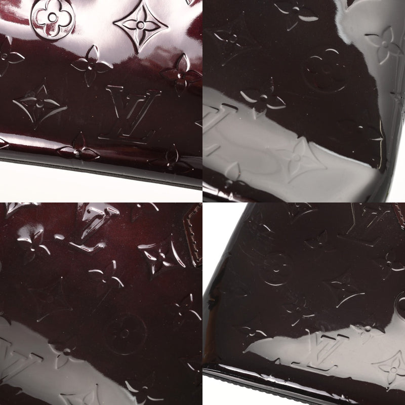 LOUIS VUITTON ルイヴィトン モノグラムヴェルニ ウィルシャー PM アマラント M93641 レディース ヴェルニ ハンドバッグ ABランク 中古 銀蔵