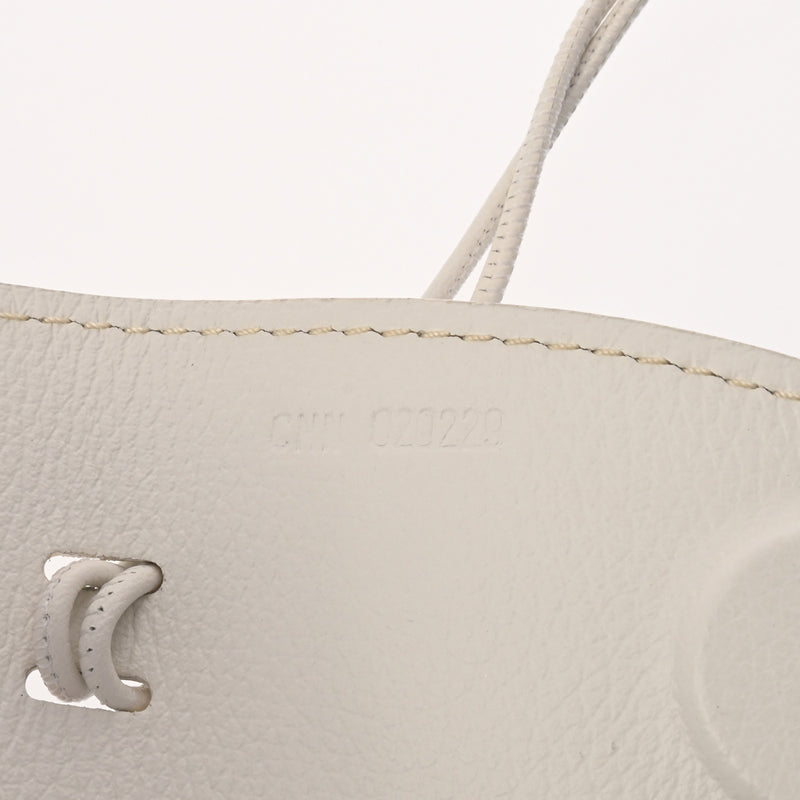 GOYARD ゴヤール ユニバーサル バッグクリップ ホワイト ユニセックス レザー ブランド小物 Aランク 中古 銀蔵