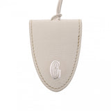 GOYARD ゴヤール ユニバーサル バッグクリップ ホワイト ユニセックス レザー ブランド小物 Aランク 中古 銀蔵