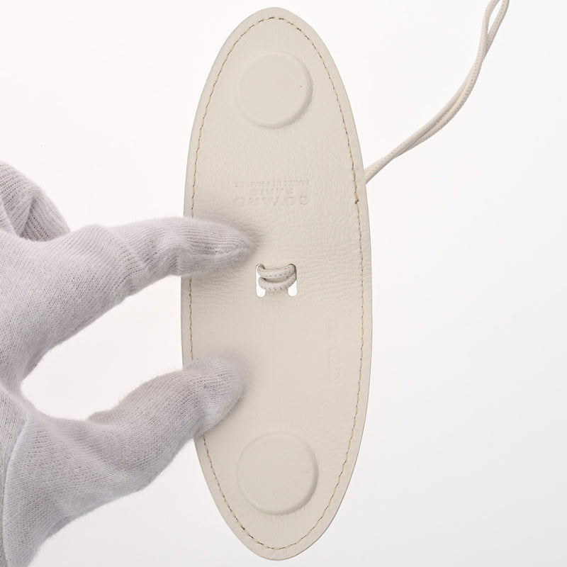 GOYARD ゴヤール ユニバーサル バッグクリップ ホワイト ユニセックス レザー ブランド小物 Aランク 中古 銀蔵