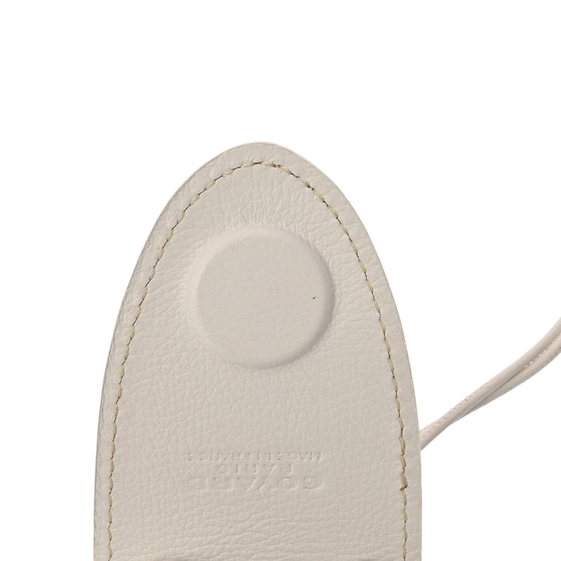 GOYARD ゴヤール ユニバーサル バッグクリップ ホワイト ユニセックス レザー ブランド小物 Aランク 中古 銀蔵