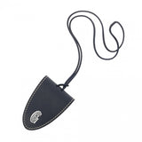 GOYARD ゴヤール ユニバーサル バッグクリップ ネイビー ユニセックス レザー ブランド小物 Aランク 中古 銀蔵