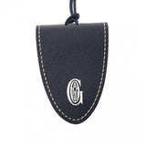 GOYARD ゴヤール ユニバーサル バッグクリップ ネイビー ユニセックス レザー ブランド小物 Aランク 中古 銀蔵