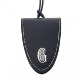 GOYARD ゴヤール ユニバーサル バッグクリップ ネイビー ユニセックス レザー ブランド小物 Aランク 中古 銀蔵