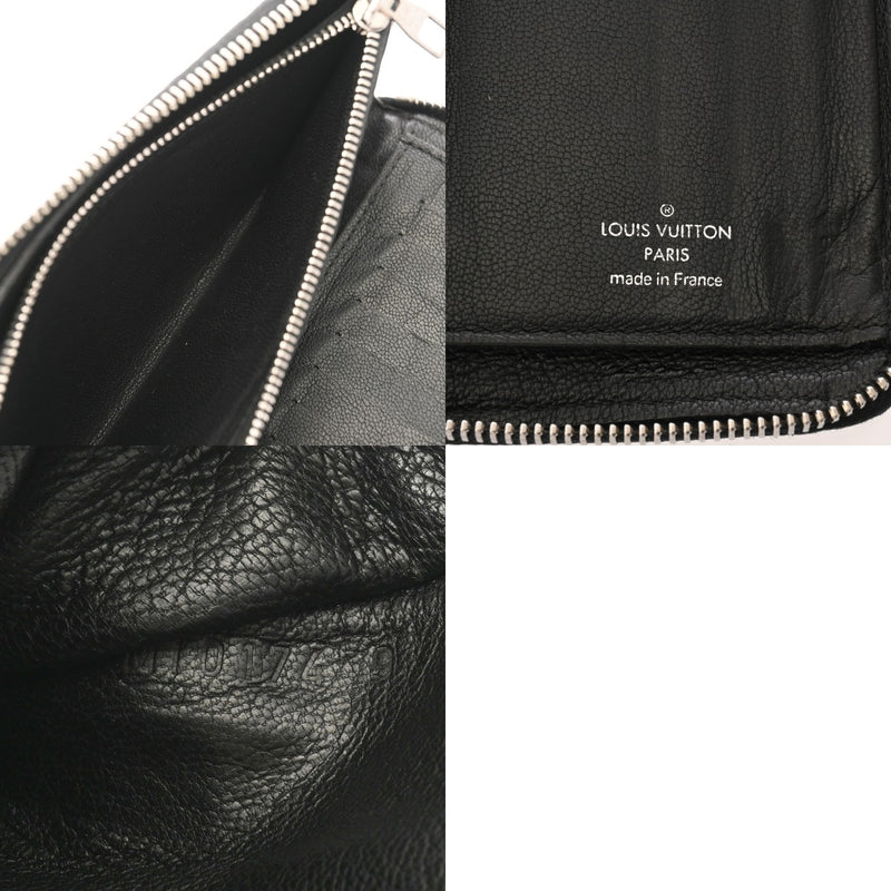 LOUIS VUITTON ルイヴィトン ジッピーウォレット ヴェルティカル ノワール N91548 メンズ クロコダイル 長財布 Bランク 中古 銀蔵