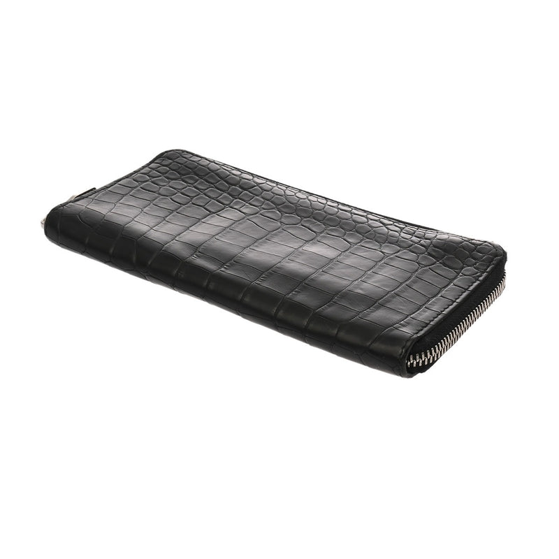 LOUIS VUITTON ルイヴィトン ジッピーウォレット ヴェルティカル ノワール N91548 メンズ クロコダイル 長財布 Bランク 中古 銀蔵