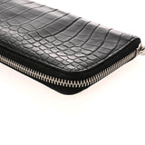 LOUIS VUITTON ルイヴィトン ジッピーウォレット ヴェルティカル ノワール N91548 メンズ クロコダイル 長財布 Bランク 中古 銀蔵
