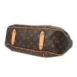 LOUIS VUITTON ルイヴィトン モノグラム ガリエラ PM ブラウン M56382 レディース モノグラムキャンバス ショルダーバッグ Bランク 中古 銀蔵