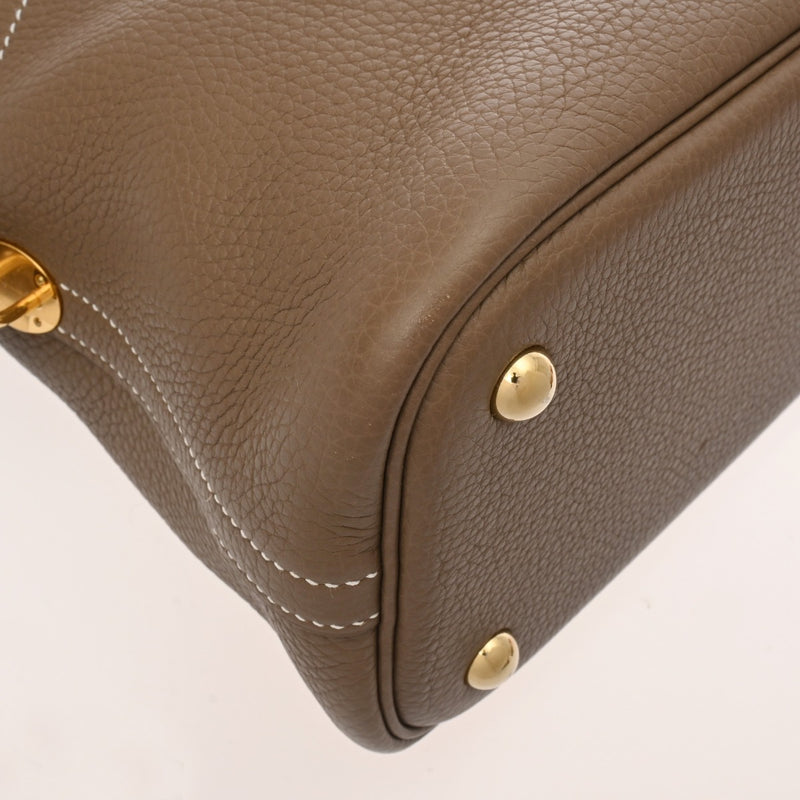 HERMES エルメス ボリード 31 2WAY エトゥープ Y刻印(2020年頃) レディース トリヨンクレマンス ハンドバッグ Aランク 中古 銀蔵