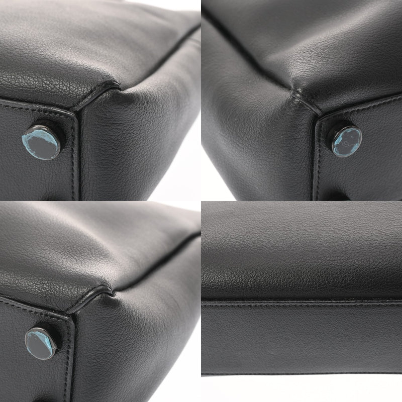 SAINT LAURENT サンローラン ブリーフケース ブラック メンズ レザー ビジネスバッグ ABランク 中古 銀蔵