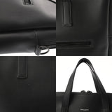 SAINT LAURENT サンローラン ブリーフケース ブラック メンズ レザー ビジネスバッグ ABランク 中古 銀蔵
