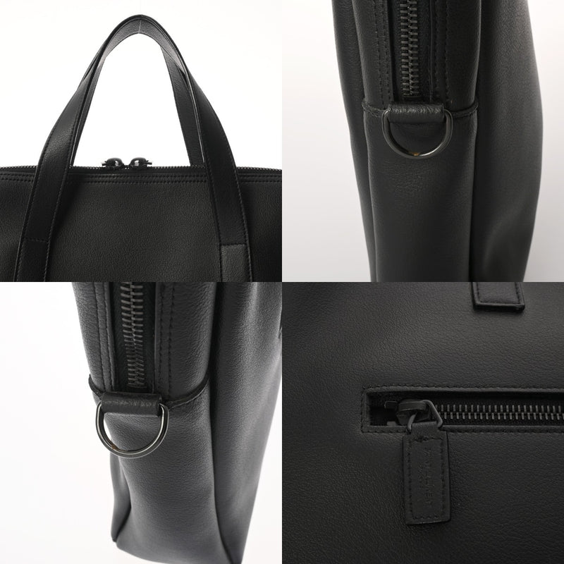 SAINT LAURENT サンローラン ブリーフケース ブラック メンズ レザー ビジネスバッグ ABランク 中古 銀蔵