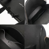 SAINT LAURENT サンローラン ブリーフケース ブラック メンズ レザー ビジネスバッグ ABランク 中古 銀蔵