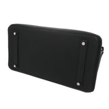 HERMES エルメス バーキン35 ヴェルソ ヴェール系/ブルー系 □R刻印(2014年頃) ユニセックス トゴ ハンドバッグ Aランク 中古 銀蔵