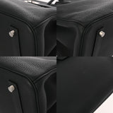 HERMES エルメス バーキン35 ヴェルソ ヴェール系/ブルー系 □R刻印(2014年頃) ユニセックス トゴ ハンドバッグ Aランク 中古 銀蔵