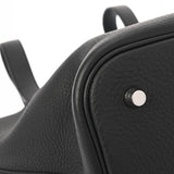 HERMES エルメス ピコタンロック MM ブラック Z刻印(2021年頃) レディース トリヨンクレマンス ハンドバッグ Aランク 中古 銀蔵