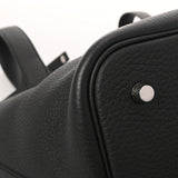 HERMES エルメス ピコタンロック MM ブラック Z刻印(2021年頃) レディース トリヨンクレマンス ハンドバッグ Aランク 中古 銀蔵