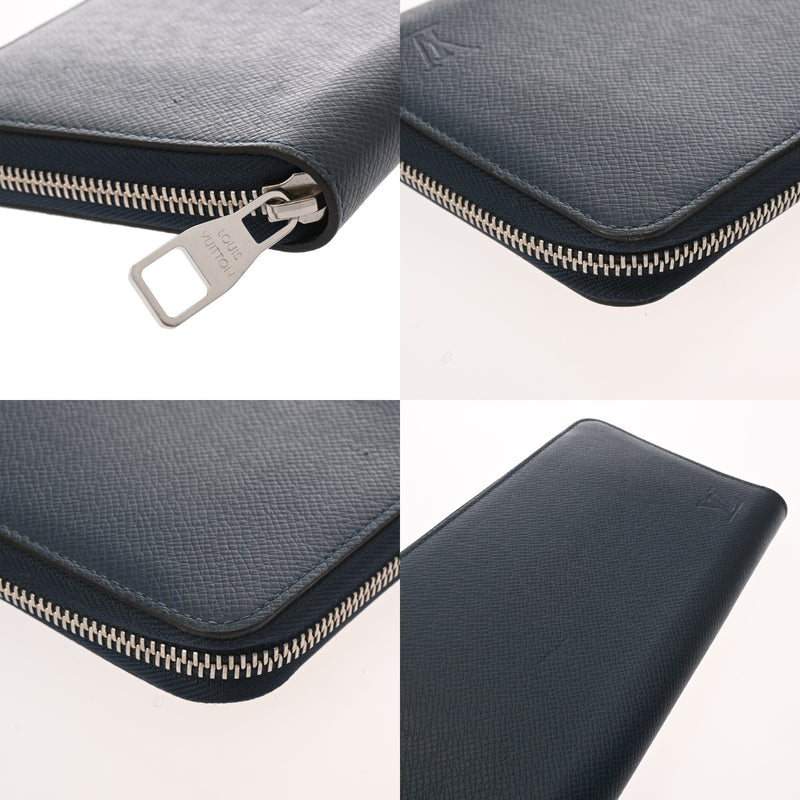 LOUIS VUITTON ルイヴィトン タイガ ジッピーオーガナイザー オセアン M30515 メンズ レザー 長財布 Aランク 中古 銀蔵