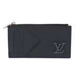 LOUIS VUITTON ルイヴィトン LVアエログラム コインカードホルダー ネイビー M82084 メンズ レザー コインケース 新同 中古 銀蔵