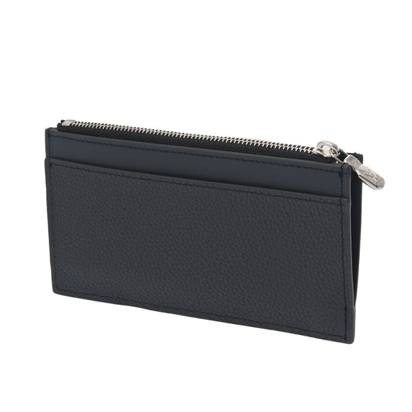 LOUIS VUITTON ルイヴィトン LVアエログラム コインカードホルダー ネイビー M82084 メンズ レザー コインケース 新同 中古 銀蔵