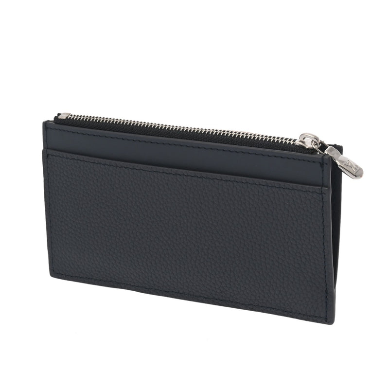 LOUIS VUITTON ルイヴィトン LVアエログラム コインカードホルダー ネイビー M82084 メンズ レザー コインケース 新同 中古 銀蔵