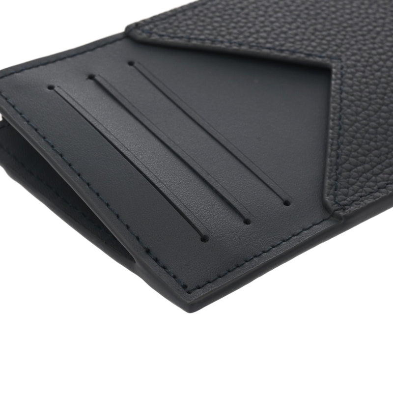 LOUIS VUITTON ルイヴィトン LVアエログラム コインカードホルダー ネイビー M82084 メンズ レザー コインケース 新同 中古 銀蔵