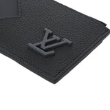 LOUIS VUITTON ルイヴィトン LVアエログラム コインカードホルダー ネイビー M82084 メンズ レザー コインケース 新同 中古 銀蔵