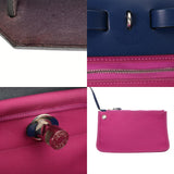 HERMES エルメス エールバッグ ジップ PM マグノリア/ブルー系 C刻印(2018年頃) レディース トワルミリタリー/ヴァッシュハンター 2WAYバッグ Bランク 中古 銀蔵