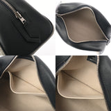 HERMES エルメス カヴール ブルー系/エクリュ レディース ヴォースイフト トワルアッシュ ポーチ Aランク 中古 銀蔵