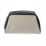 HERMES エルメス カヴール ブルー系/エクリュ レディース ヴォースイフト トワルアッシュ ポーチ Aランク 中古 銀蔵