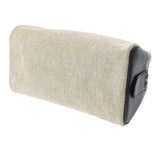 HERMES エルメス カヴール ブルー系/エクリュ レディース ヴォースイフト トワルアッシュ ポーチ Aランク 中古 銀蔵