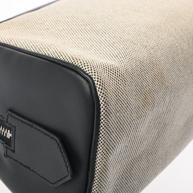 HERMES エルメス カヴール ブルー系/エクリュ レディース ヴォースイフト トワルアッシュ ポーチ Aランク 中古 銀蔵