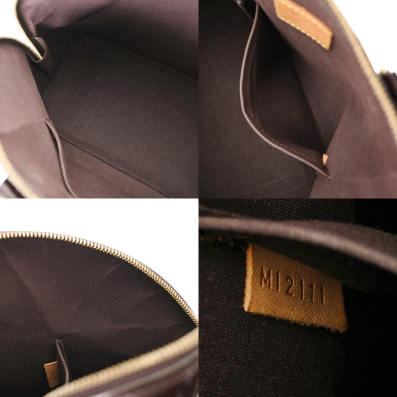 LOUIS VUITTON ルイヴィトン モノグラムヴェルニ アルマ GM アマラント M93595 レディース モノグラムヴェルニ ハンドバッグ Bランク 中古 銀蔵