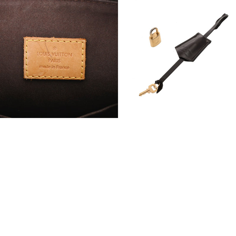 LOUIS VUITTON ルイヴィトン モノグラムヴェルニ アルマ GM アマラント 