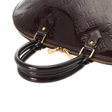LOUIS VUITTON ルイヴィトン モノグラムヴェルニ アルマ GM アマラント M93595 レディース モノグラムヴェルニ ハンドバッグ Bランク 中古 銀蔵