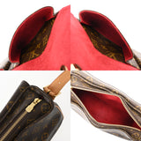 LOUIS VUITTON ルイヴィトン モノグラム ヴィバシテ MM セミショルダー ブラウン M51164 レディース モノグラムキャンバス ショルダーバッグ Bランク 中古 銀蔵