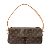 LOUIS VUITTON ルイヴィトン モノグラム ヴィバシテ MM セミショルダー ブラウン M51164 レディース モノグラムキャンバス ショルダーバッグ Bランク 中古 銀蔵