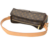 LOUIS VUITTON ルイヴィトン モノグラム ヴィバシテ MM セミショルダー ブラウン M51164 レディース モノグラムキャンバス ショルダーバッグ Bランク 中古 銀蔵