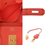 HERMES エルメス バーキン 35 ローズジャイプール □R刻印(2014年頃) レディース トリヨンクレマンス ハンドバッグ Aランク 中古 銀蔵