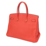 HERMES エルメス バーキン 35 ローズジャイプール □R刻印(2014年頃) レディース トリヨンクレマンス ハンドバッグ Aランク 中古 銀蔵