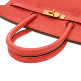 HERMES エルメス バーキン 35 ローズジャイプール □R刻印(2014年頃) レディース トリヨンクレマンス ハンドバッグ Aランク 中古 銀蔵