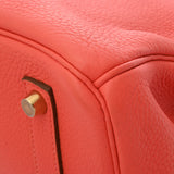 HERMES エルメス バーキン 35 ローズジャイプール □R刻印(2014年頃) レディース トリヨンクレマンス ハンドバッグ Aランク 中古 銀蔵